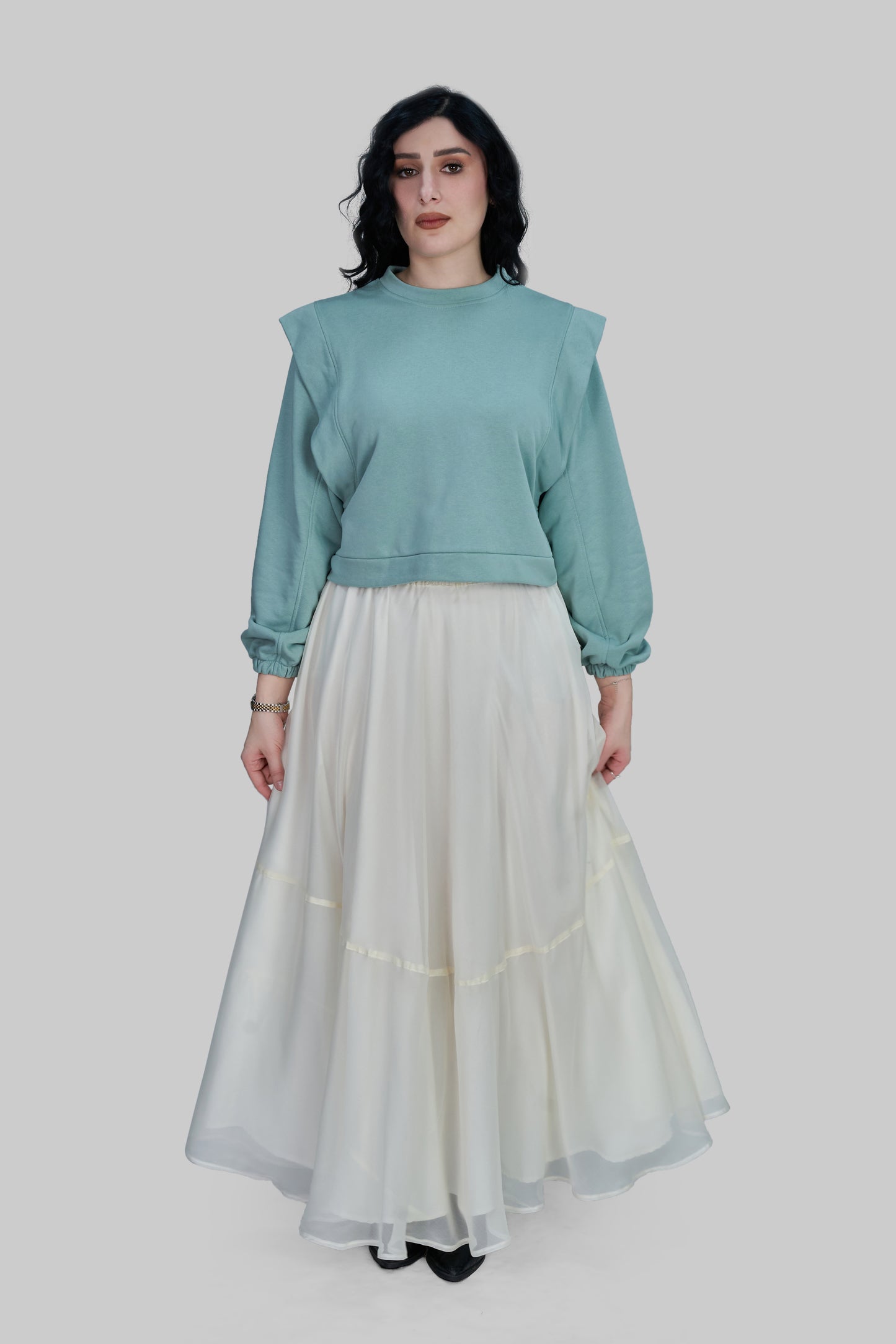 Organza chiffon skirt