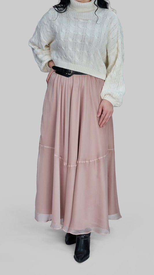 Organza chiffon skirt